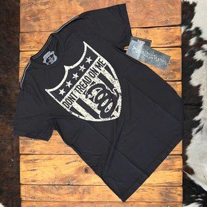 Lucky Brand / Don't Tread On Me “DTOM shield” tee. NWT